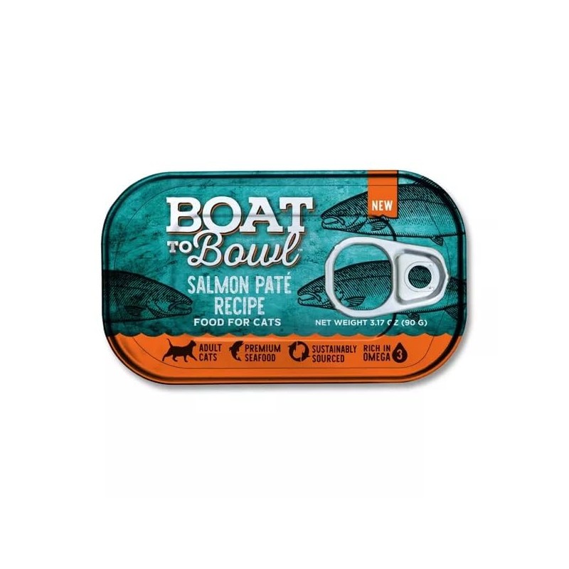 Boat to Bowl Salmon Fish Pate Recipe Wet Cat Food