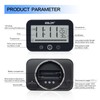Waterproof Shower Clock and Timer, Water Resistant Bathroom Hanging Clock