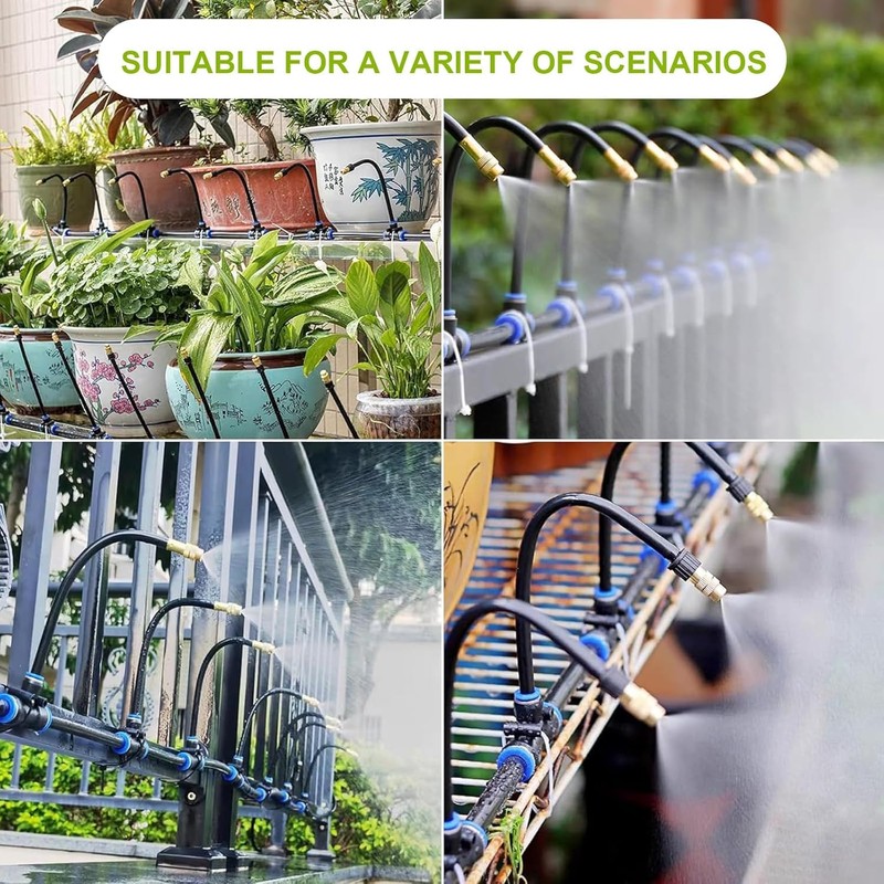 360° Curved Garden Automatic Irrigation System, Garden Watering System, Adjustable