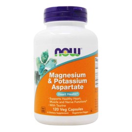 NOW MAGNESIUM & POTASSIUM ASPARTATE 120VEG CAPSULES
