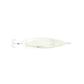 Nichols Lures 8FS1-35 8" Ben Parker Magnum Flutter Spoon Silver Chrome, 3.5 oz