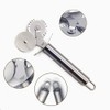Stainless Steel Double Wheel Pizza Cutter Pizza Slicer Pizza Wheel