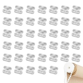 YUGUOLAN Pack of 40 Roller Blind Chain Connectors, Roller Blind, Continuous Chain Roller Blind, Plastic, for Roller Chains, Bead Chains, Slat Curtain Chains, Ball Chains or Blind Chains
