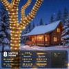 YULIANG Solar Rope Lights,66FT 200LED Solar String Lights Outdoor Waterproof