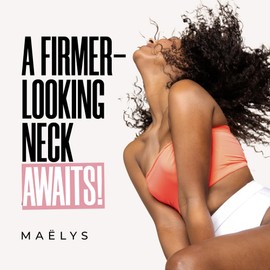 MAELYS Cosmetics B-POISED Neck & Décolleté Firming Cream for Tightening and Firming - Neck Cream for Sagging Skin - Smooths The Look Of Fine Lines and Wrinkles in the Décolleté Area