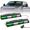 Emergency Dash Strobe Lights 2x16.8 Inch Amber White 48 LED