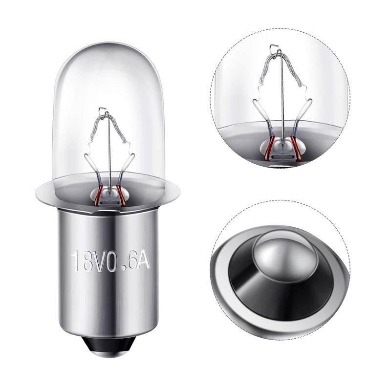 Mudder 8 Packs 780287001 Flashlight Bulbs Replacement Bulbs Compatible with