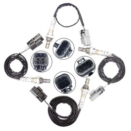 higherbro 4x Oxygen Sensor O2 02 for Nissan Pathfinder 1996 1997 1998 1999 2000 3.3L Upstream + Downstream