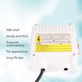 Submersible Deep Well Pump Controller Household Pump Control Box with Built-in Thermal Circuit Breaker (1100W, US Plug, 110V)