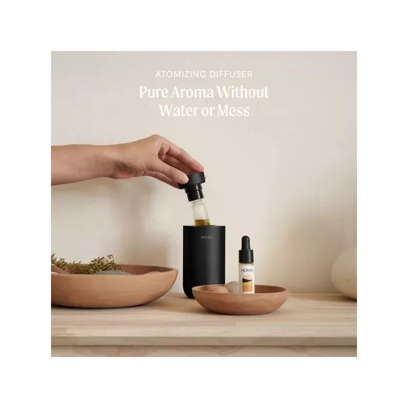 Essential HOHM Essential Oil Atomizer Waterless Diffuser* Black *
