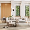 WPC Slat Wall Paneling, Modern Accent 3D Wall Panels, 8-Piece