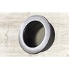 Universal Hardware Finger Pull Handle Recessed Satin Chrome Edge Flush