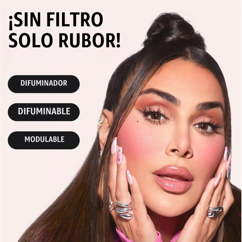 Rubor Líquido Huda Black Cherry 0,15 fl oz – Brillo