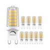 GOHDLAMP 10 Pack G9 LED Bulb Dimmable, 40 Watt Equivalent