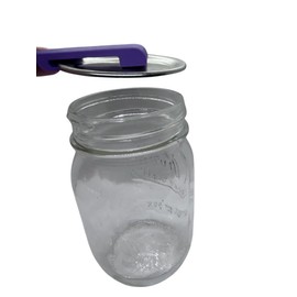 Designz3D - Abrelatas de tarros y mason, cierre al aspiradora fácil para todas las tapas magnético (morado)