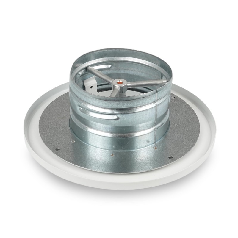 SYSTERM Ventilation Ventilation Plate Valve White Round Disc Valve Exhaust