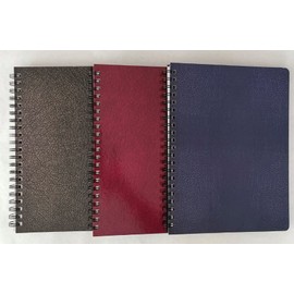 Printaform colección ejecutiva, cuadernos de espiral, pasta dura, profesional 100 hojas, cuadro grande, colores variados (3 piezas)                   