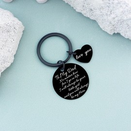 AOBIURV Dad Gifts Christmas Dad Gifts From Daughter Keychain Gifts For Dad From Daughter Father‘s Day GIfts Best Dad Gifts Dad Birthday Presents Christmas For Dad Stocking Stuffer For Dad
