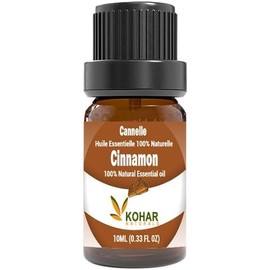 KOHAR NATURALAS Pure and Potent Therapeutic Grade Cinnamon Essential Oil for Diffuer, Aromatherapy, Skincare and Hair care DIY products. 10 ml