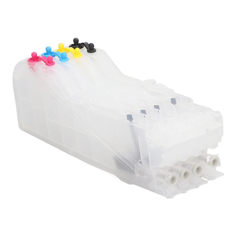 4Pcs Ink Cartridge Set Lengthen Refill Inkjet Printer Replacement Magenta