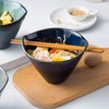 UNICASA Japanese Ramen Bowl Set with Chopsticks, Spoons and Rests,