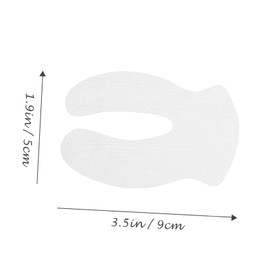 Ipetboom 1000Pcs Disposable Cotton Eye Mask Paper Ultra Thin DIY Eye Care Pads for Moisture Absorption Comfortable and Practical Patch for Salon Use