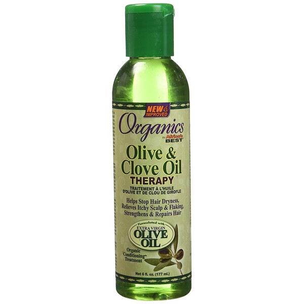 Originals by Africa's Best Olive & Clove Oil Therapy, Natural Treatment That Helps Repair Dry, Weak or Brittle Hair, Scalp Dryness, Itching and Flaking, 6 oz