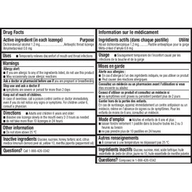 Cepacol Sensations Honey and Lemon, Sore Throat lozenges 36 count