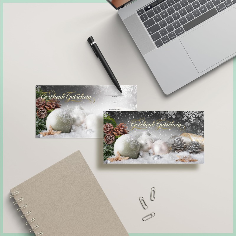 Gift Voucher Gift Vouchers for DIN Long Envelopes (Pack of