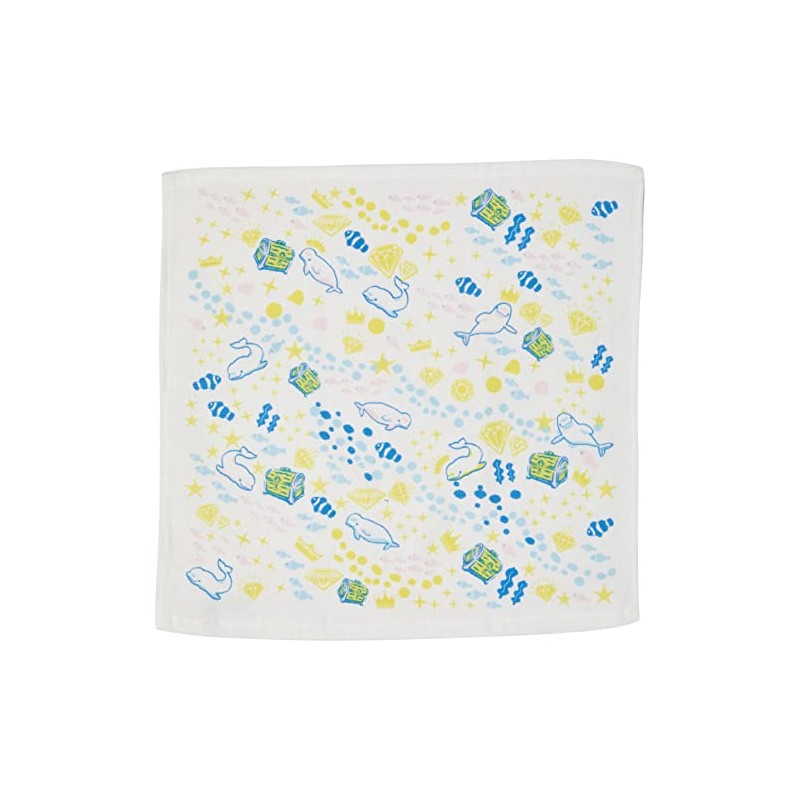 prairie dog handkerchief zootto beluga dolphin 4.7 x 4.7 x