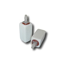 Ozone Diffuser Stones - Twin-Pack - Long Lasting -(.75" x .75" x 1.5" with 5/32" OD Barb) Bubblemac Aeration Product Model 1112FK-02