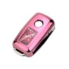 Senauto Quicksand Key Fob Cover Case Keychain for Volkswagen VW