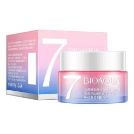 Bioaqua crema facial 7 en 1 con ácido hialurónico | hidratación y antiedad para todo tipo de piel
