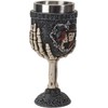 Pacific Giftware Skeleton Couple Goblet, 7-inch Height, Resin