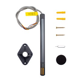 Toplionace Metal Temperature and Humidity Transmitter, FG6010 Pipeline Explosion-Proof High Precision Temperature Humi Sensor T&H Probe 0-10V