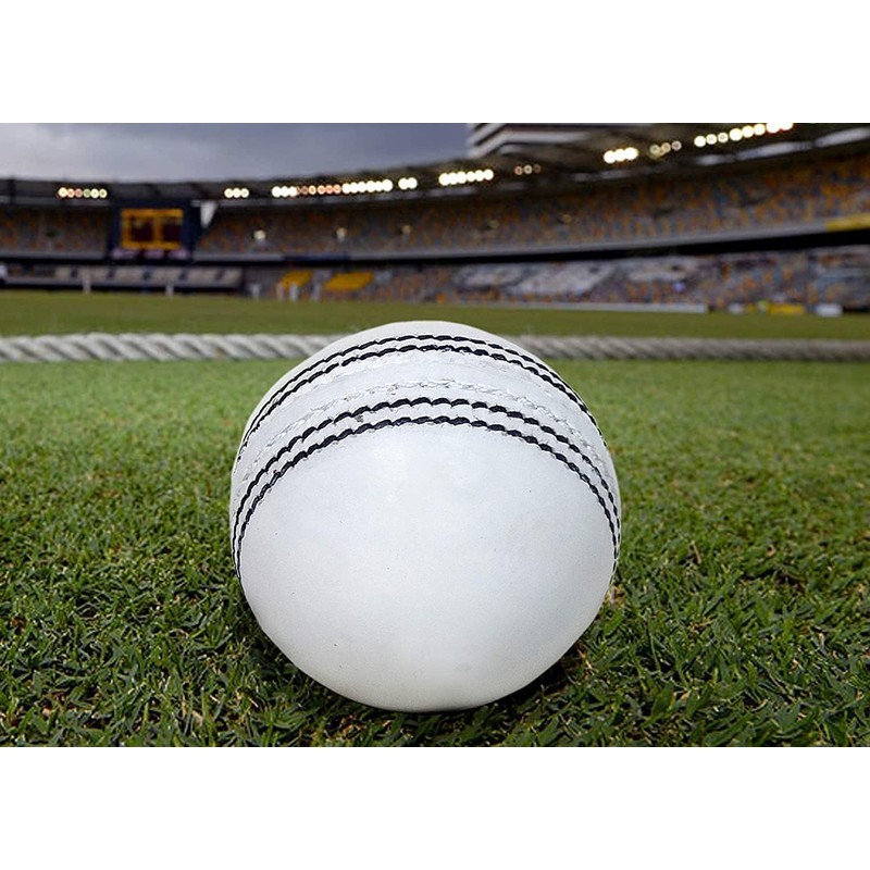 Cricket Ball (Pack Of 2) 156g - 5.5oz, Leather Hnad