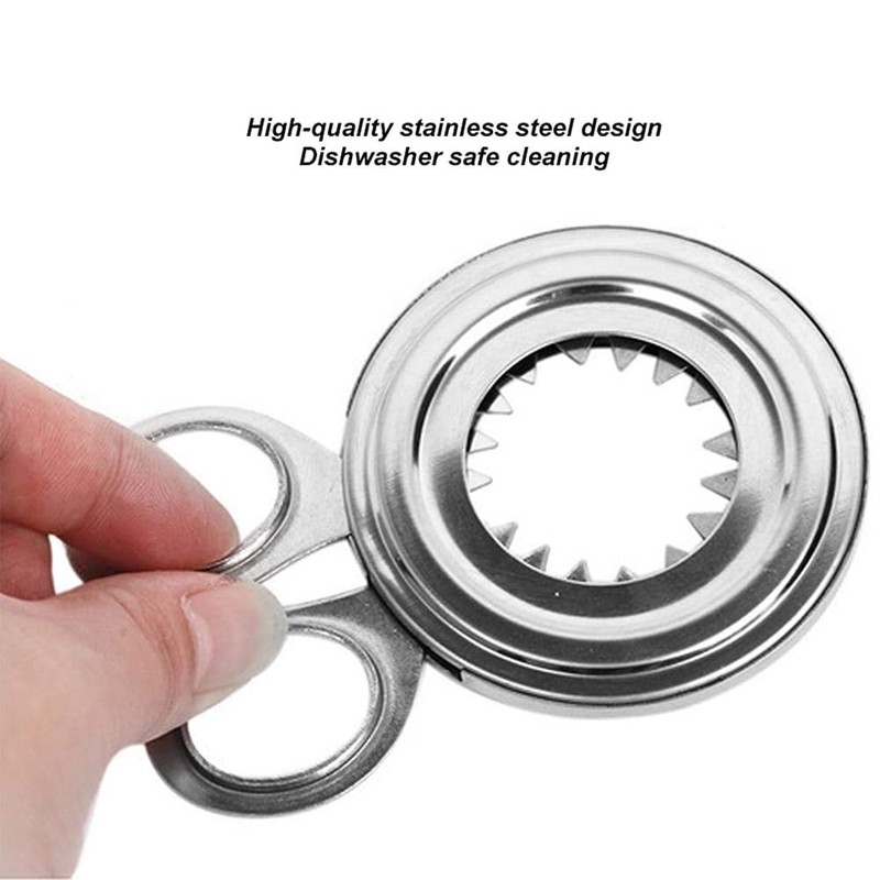 Stainless Steel Egg Topper - Shell Cutter for Boiled Eggs