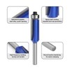 4 Pcs Flush Trim Router Bit 1/4 Shank Tungsten Steel