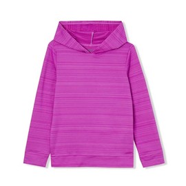 Lands' End Kids Long Sleeve UPF 50 Sun Hoodie Rash Guard Neon Purple Kids X-Small