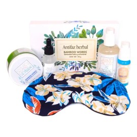 Kit Skincare-relax: Exfoliante, Sérum, Gel, Jabón Y Antifaz Normal A Grasa Noche