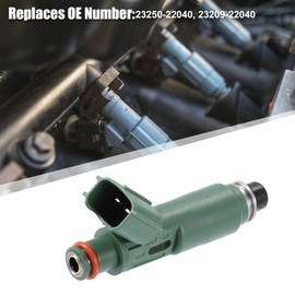 X AUTOHAUX 4pcs 23250-22040 Car Fuel Injector for Toyota Celica 2000-2005 for Toyota Corolla 1999-2006 for Toyota Matrix 2003-2006 1.8L