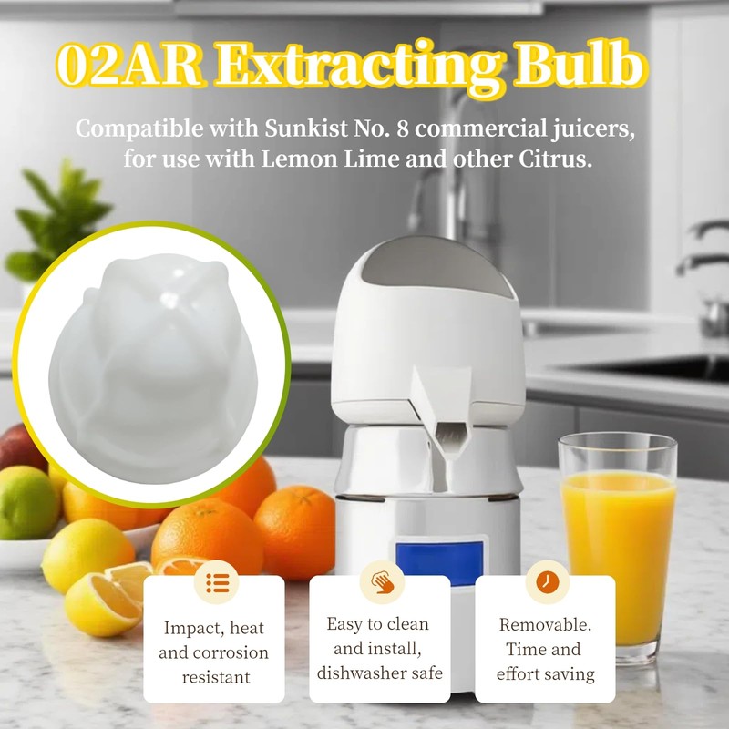 02AR Square Neck Extracting Bulb Replacement Compatible with Sunkist No.