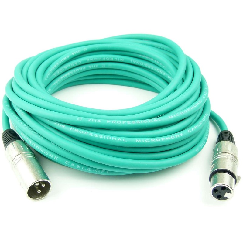 Adam Hall Cables K3MMF1000GRN Microphone Cable 10 m Green XLR