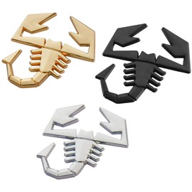HAMILO 3D 3D Emblem, Scorpion, Sticker, Car, Motorcycle, 3 Color Set