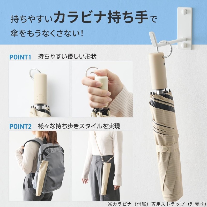 Weer Compact One-Touch UV Protection, Unisex, For Rain or Shine,