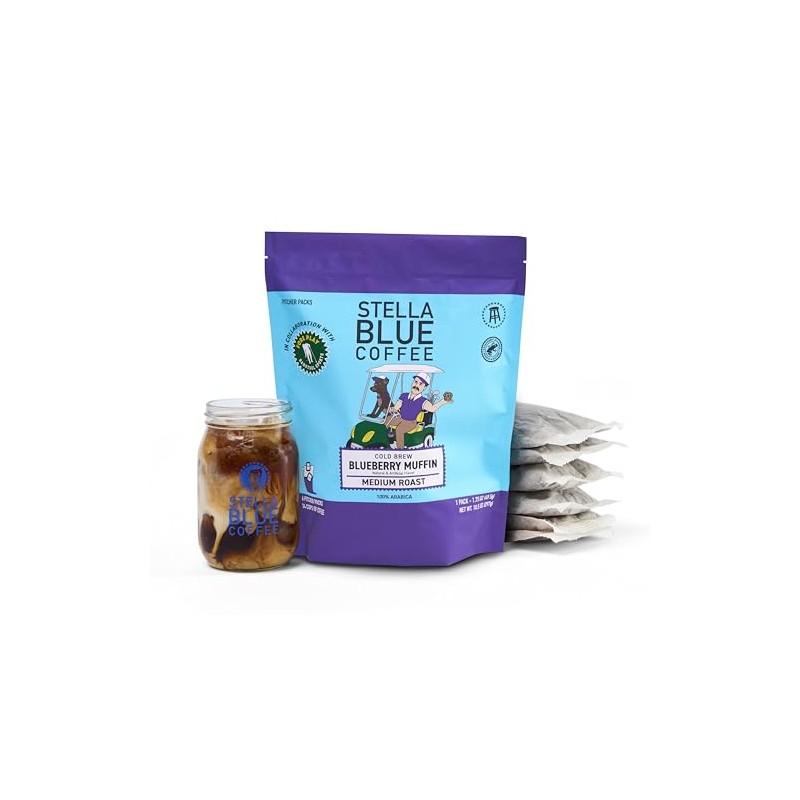 Stella Blue Cold Brew Blueberry Muffin Medium Roast Coffee -