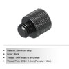 sourcing map Microphone Stand Adapter 1/4 Female to M10 Male
