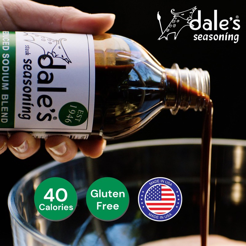 Steak Seasoning By Dale's, Reduced Sodium Blend, No Cholesterol |