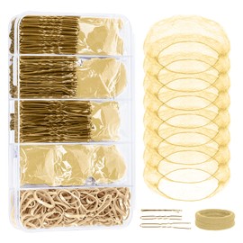 YGQQOY Dance Competition Must Haves Kit,Competition Dance Essentials, Hair Pins and Dance Hair Nets for Buns,Dance Hair Accessories Kit