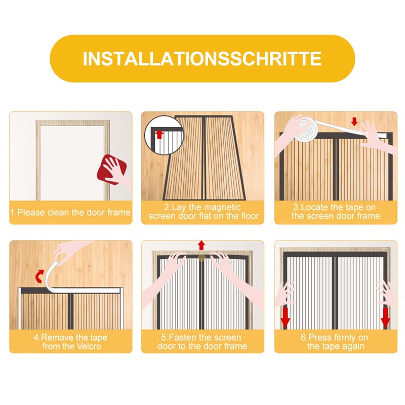 ViShawtek Magnetic Mosquito Net for Windows Doors, Black, 120 x